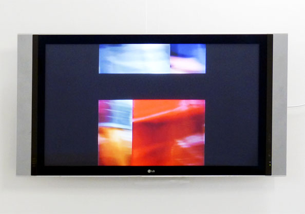 Philip Bradshaw, Installation view, Slipping Glimpses video, Nothing To Be Done